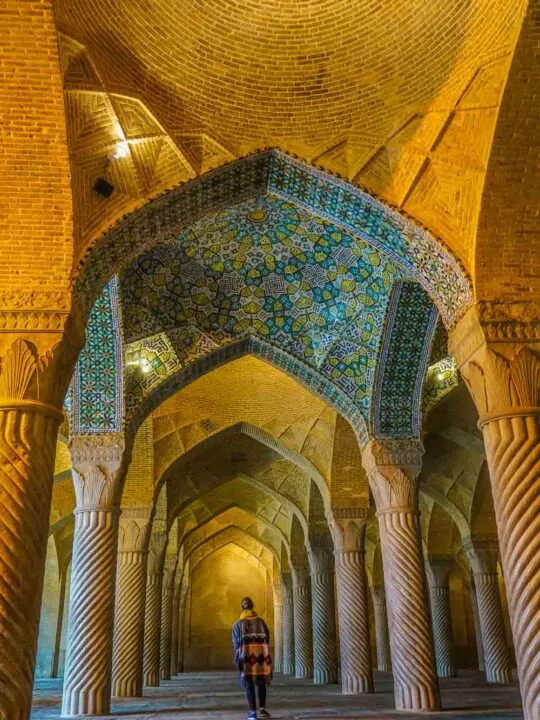 Inside the amazing Vakil Mosque shiraz iran