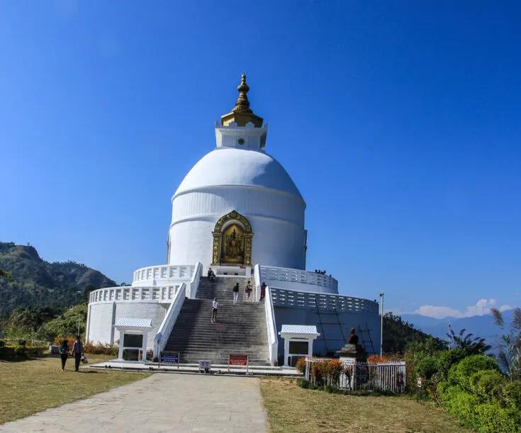 Peace Stupa  Pokhara Nepal