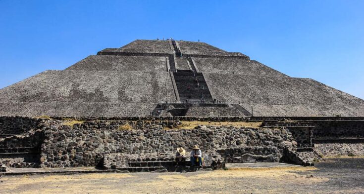The Teotihuacan Pyramid of the Moon Mexico