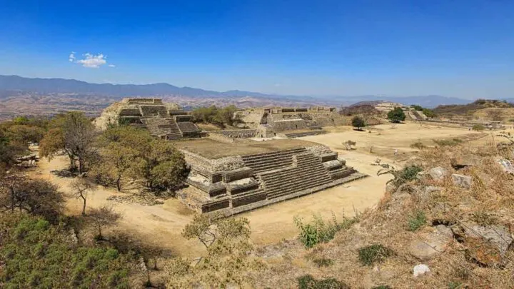 Monte Alban Ruins Oaxaca Mexico