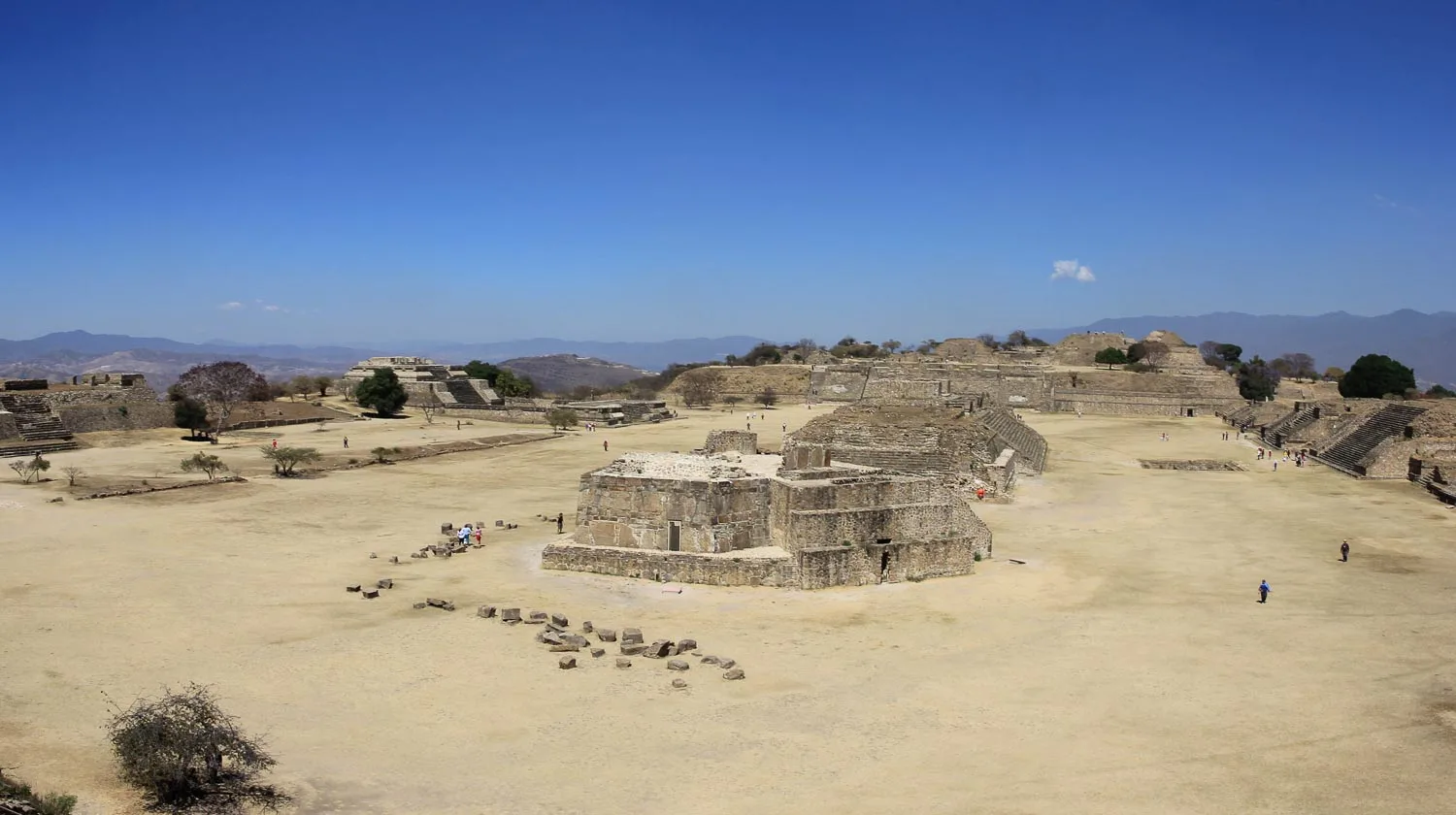 Monte Alban Ruins Oaxaca Mexico