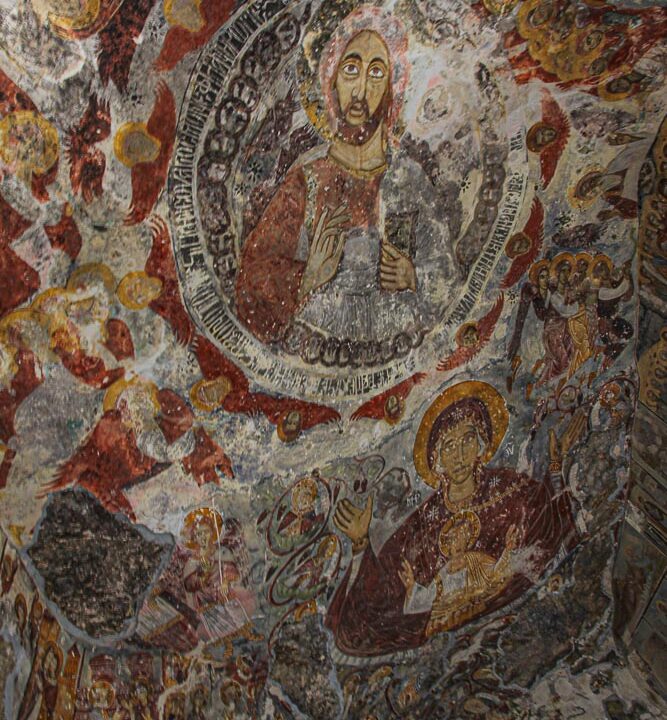 Sumela Monastery paintings Turkey