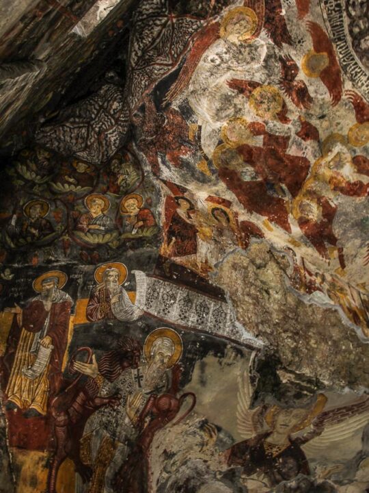 Sumela Monastery paintings Turkey