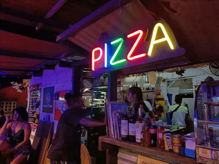 Orika Village pizza place isla grande