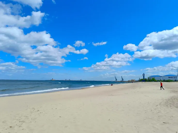 Westerplatte beach gdansk