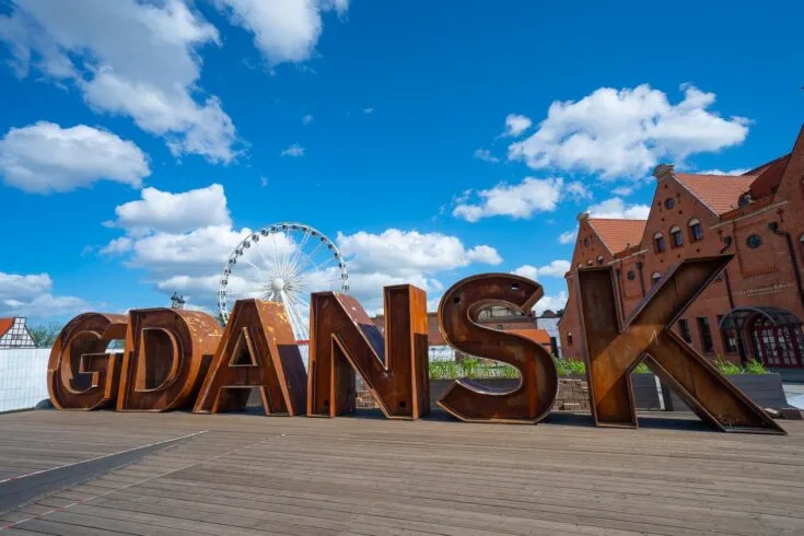 Gdansk poland sign