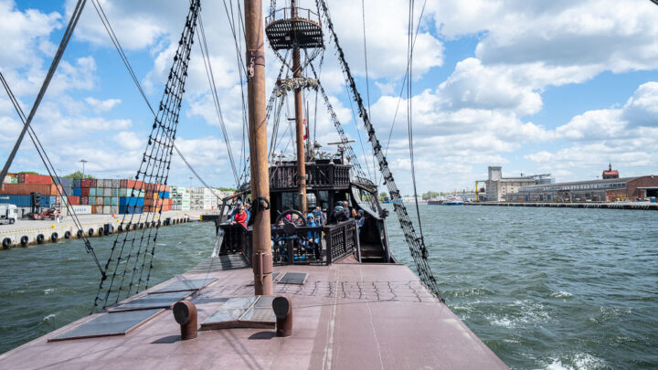pirate boat gdansk