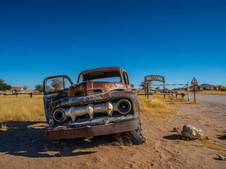 Solitaire namibia car wreck