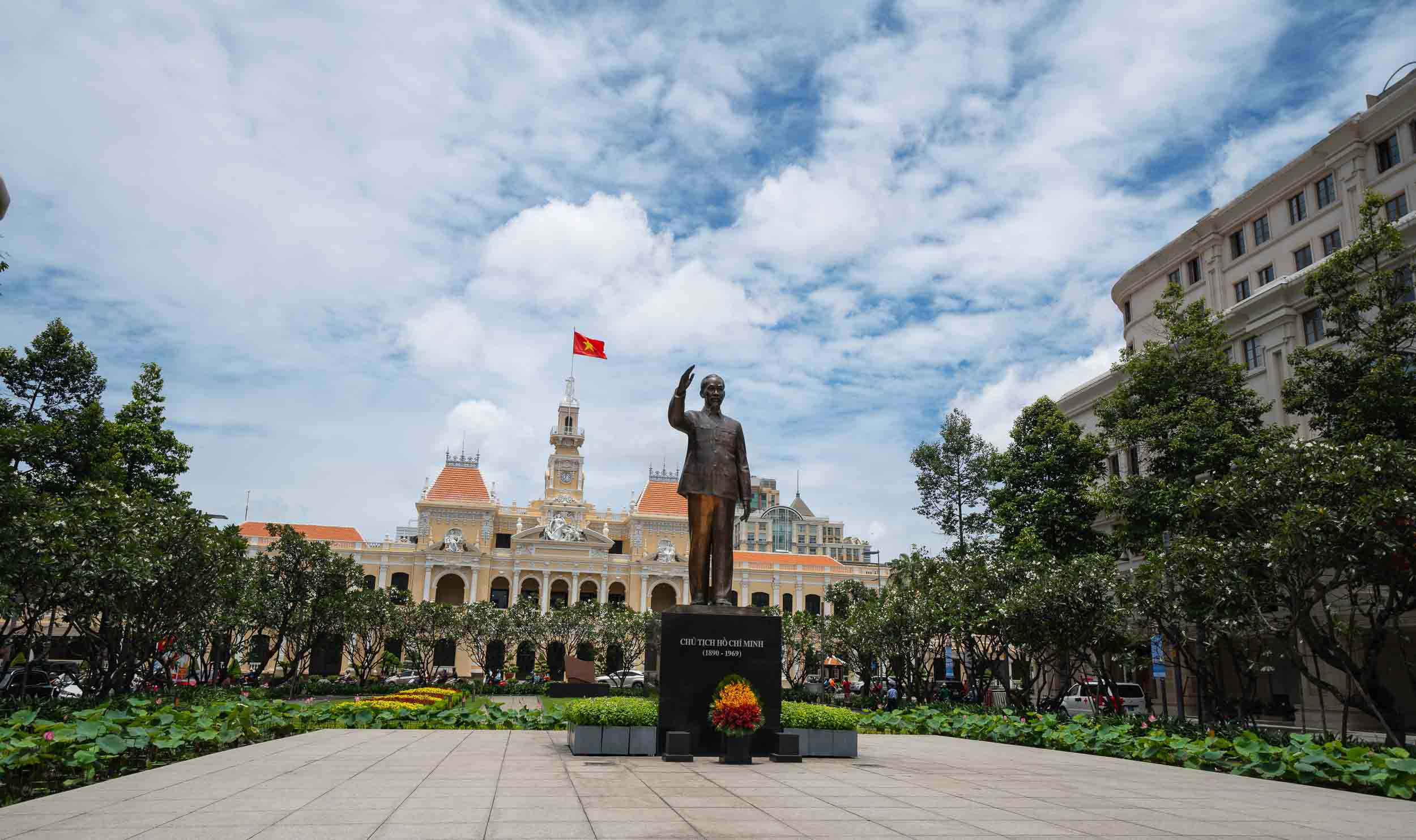 Uncle Ho and Ho Chi Minh City Hall