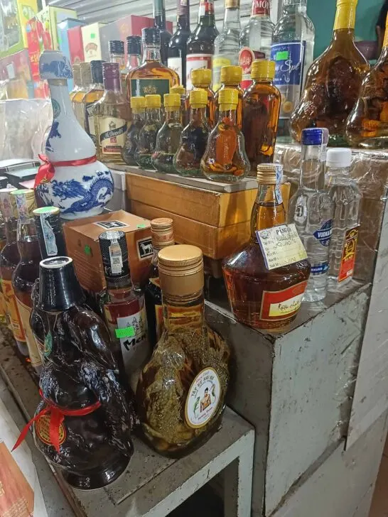 Binh Than Market vietnam snakewine